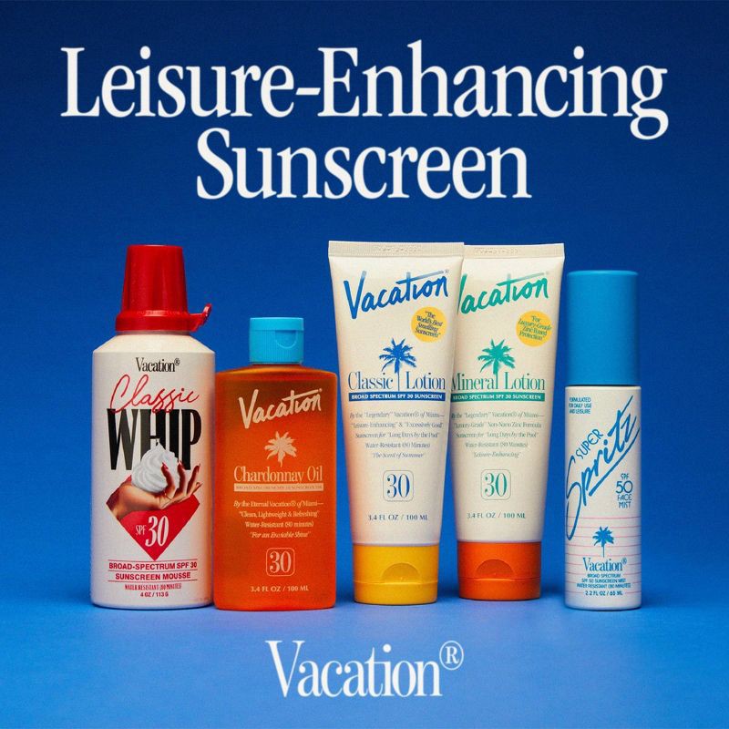 slide 9 of 9, Vacation Sunscreen Classic Whip - SPF 30 - 4 fl oz, 0 x 4 fl oz