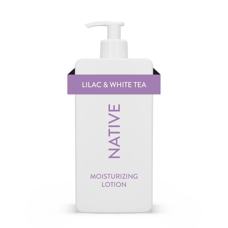 slide 3 of 6, Native Body Lotion Pump - Lilac & White Tea - 16.5 fl oz, 16.5 fl oz