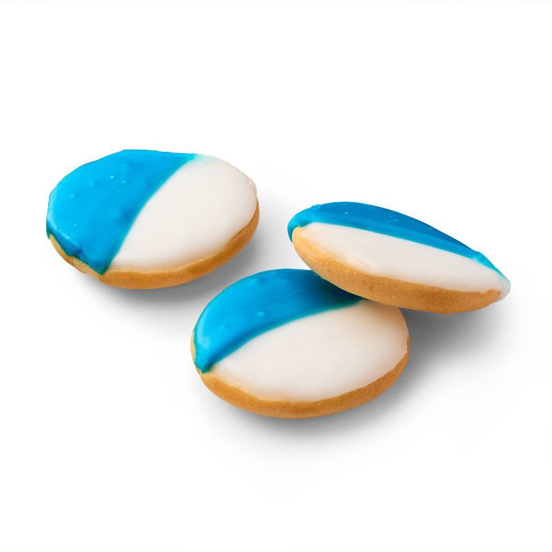 slide 3 of 3, Hanukkah Blue & White Cookies - 10oz/10ct - Favorite Day™, 10 ct; 10 oz