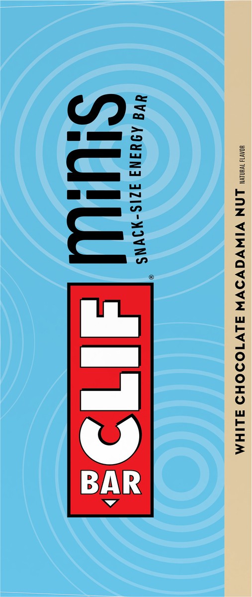 slide 8 of 9, CLIF BAR Minis - White Chocolate Macadamia Nut Flavor - Made with Organic Oats - 4g Protein - Non-GMO - Plant Based - Snack-Size Energy Bars - 0.99 oz. (20 Pack), 20 ct