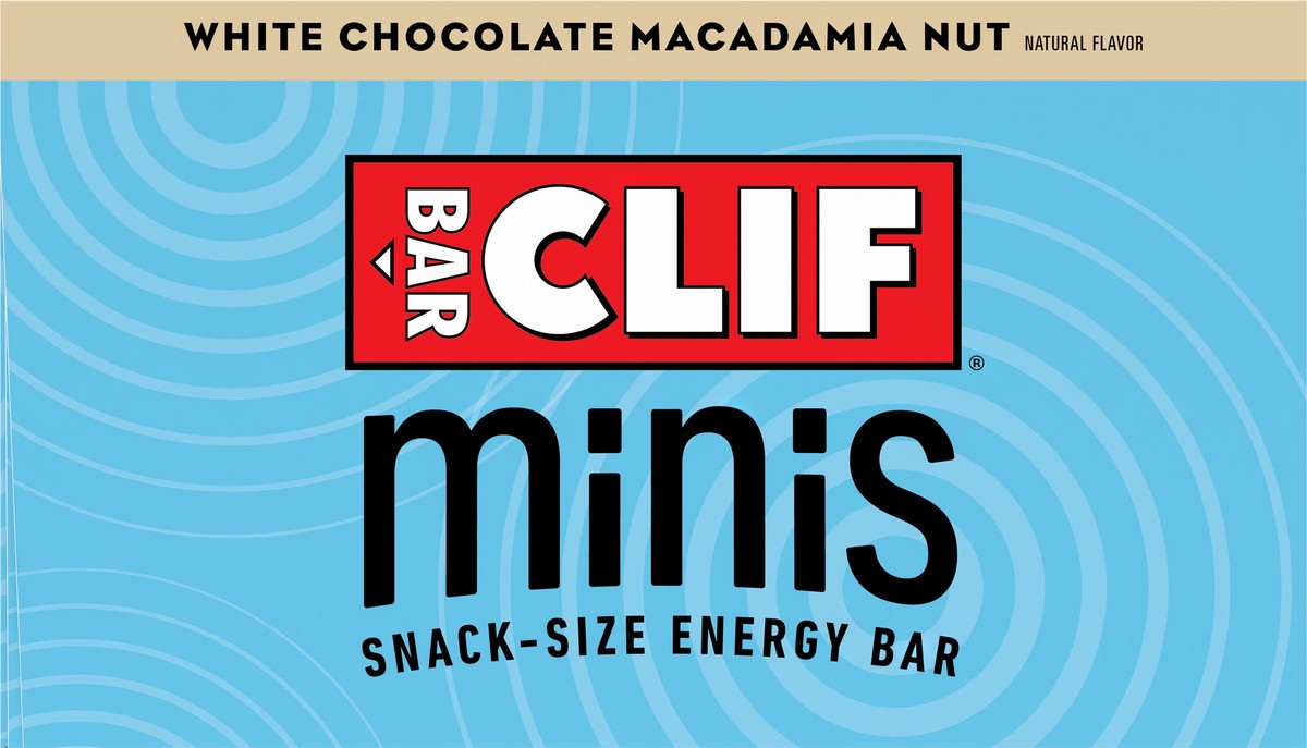 slide 9 of 9, CLIF BAR Minis - White Chocolate Macadamia Nut Flavor - Made with Organic Oats - 4g Protein - Non-GMO - Plant Based - Snack-Size Energy Bars - 0.99 oz. (20 Pack), 20 ct