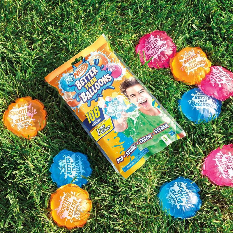 slide 10 of 10, NERF Better Than Balloons Water Pods - 108pk, 108 ct