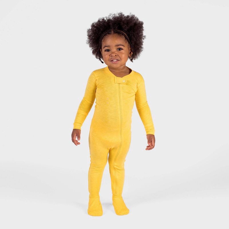 Yellow discount footed pajamas