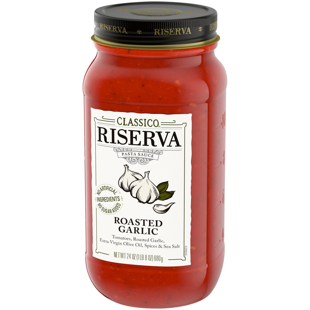 slide 13 of 14, Classico Riserva Roasted Garlic Pasta Sauce, 24 oz Jar, 24 oz