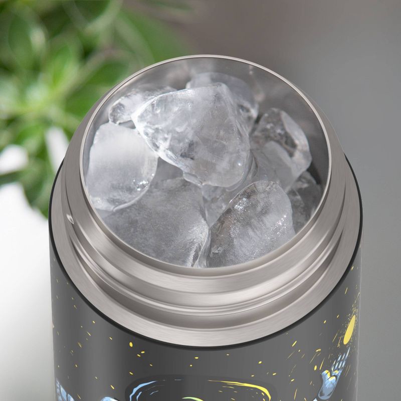 slide 7 of 10, Thermos Kids' 12oz Stainless Steel FUNtainer Water Bottle with Bail Handle - Space Frog, 12 oz