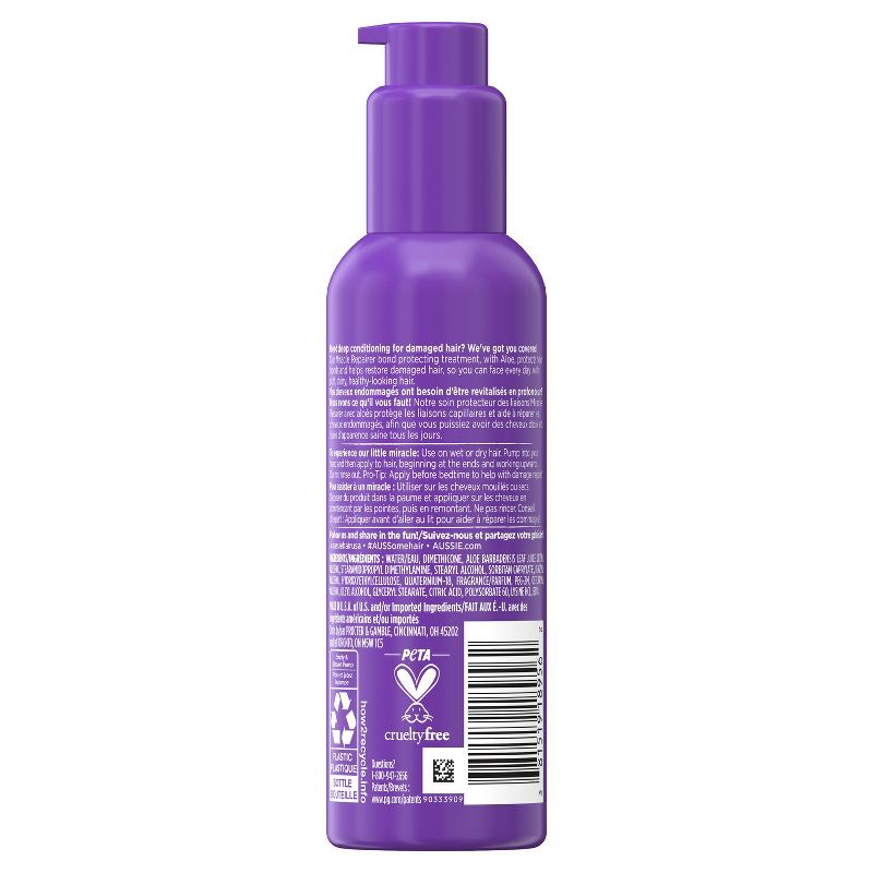 slide 10 of 10, Aussie Miracle Hair Repairer with Aloe Vera Serum - 3.2 fl oz, 3.2 fl oz