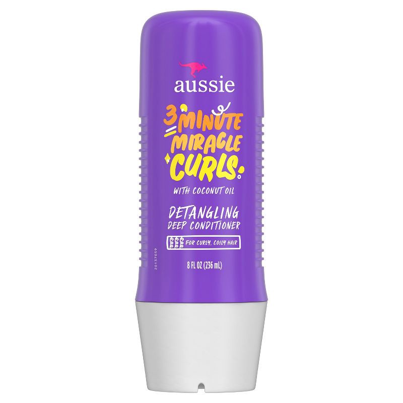slide 1 of 9, Aussie 3 Minutes Miracle Curls Detangling Deep Conditioner - 8 fl oz, 8 fl oz