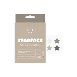Starface Hydro-Star Earth Pimple Patches - 32ct: Vegan, Face Spot Treatment, Acne-Prone Skin, Unscented