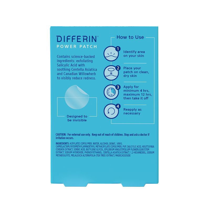 slide 2 of 11, Differin Fast Fix Salicylic Acid Pimple Patches for Emerging Acne - 36ct, 36 ct