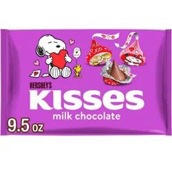 Hershey's Kisses Valentine's Day Milk Chocolate Snoopy and Friends Candy - 9.5oz