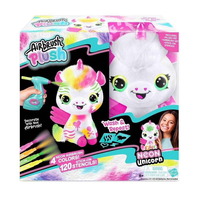 slide 7 of 7, Canal Toys Airbrush Plush, 1 ct