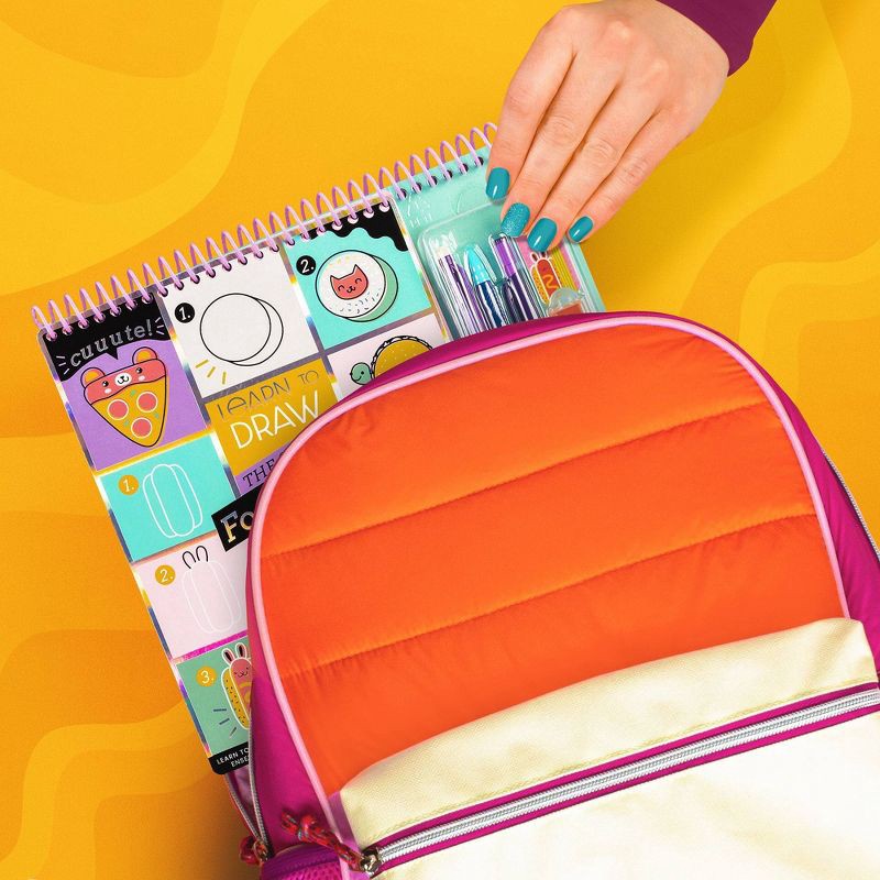 slide 7 of 8, Fashion Angels Learn to Draw Foodimals: Art & Craft Drawing Kit for Kids with Pencils & Sketch Pad, 1 ct