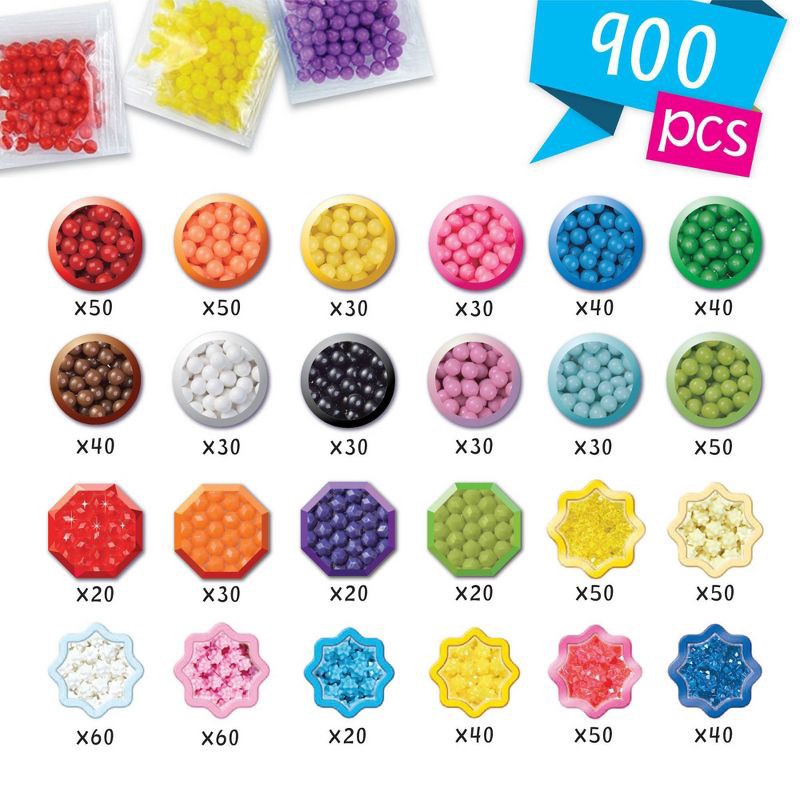 slide 8 of 9, Aquabeads Create N Decorate: DIY Art Kit with Water Beads, Templates & Storage Case for Kids 4+, 1 ct