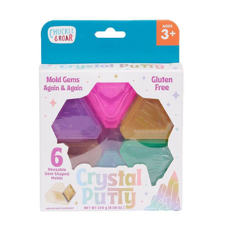 slide 7 of 9, Chuckle & Roar 6 Colors Crystal Putty, 1 ct