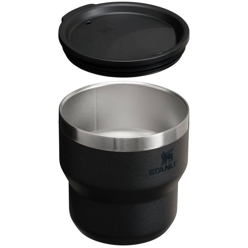 slide 3 of 3, Stanley 10oz Stay Hot Stacking Camp Cup - Black 2.0, 10 oz