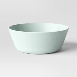 33.5 fl oz Plastic Cereal Bowl Mint - Room Essentials™: Microwave & Dishwasher Safe, Recycled Material