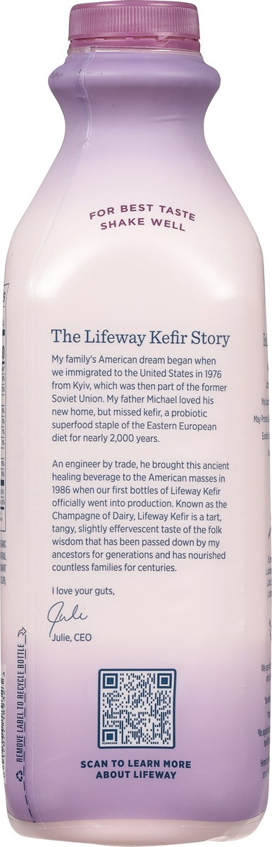 slide 7 of 14, Lifeway Organic 3.25% Milkfat Black Cherry Kefir 32 fl oz, 32 fl oz