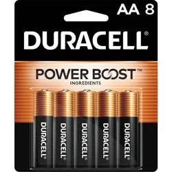 Duracell Coppertop AA Batteries - 8pk Alkaline Battery: Household, 1.5 Volt, Non-Rechargeable