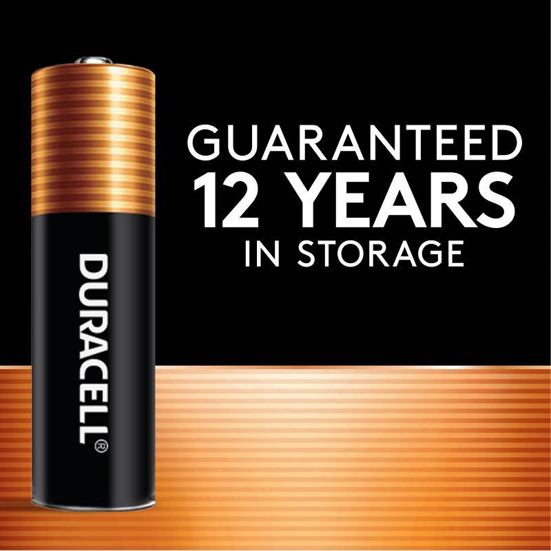 slide 4 of 6, Duracell Coppertop AA Batteries - 24pk Alkaline Battery: Household Single-Use 1.5V, 24 ct