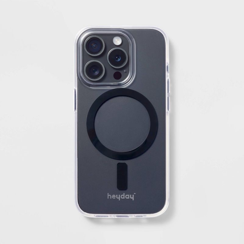 slide 2 of 4, iPhone 15 Pro Case with MagSafe - heyday™ Clear: Polycarbonate & TPU, Solid Pattern, 1 ct