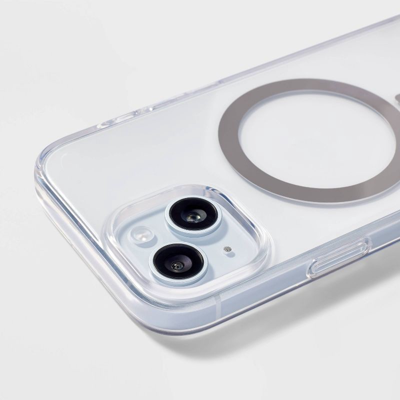 slide 3 of 4, iPhone 16e/iPhone 15/iPhone 14/iPhone 13 Case with MagSafe - heyday™ Clear, 1 ct