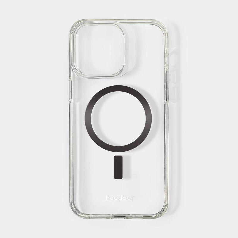 slide 1 of 6, iPhone 15 Pro Max Case with MagSafe - heyday™ Clear: Polycarbonate, TPU Material, 1 ct