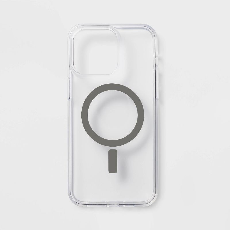 slide 1 of 4, iPhone 15 Pro Max Case with MagSafe - heyday™ Clear: Polycarbonate, TPU Material, 1 ct