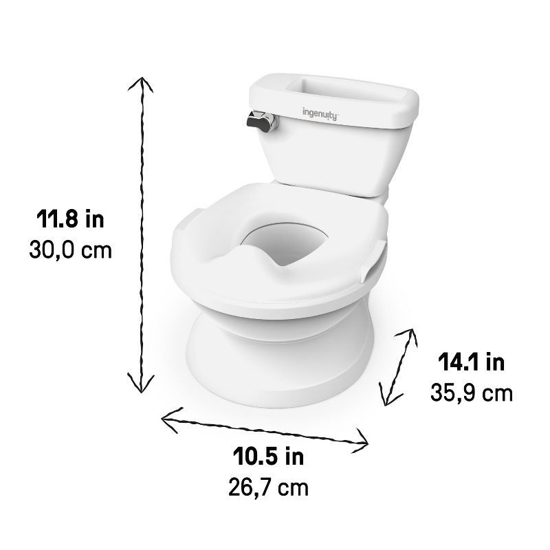 slide 2 of 16, Summer by Ingenuity My Size Pro Potty Toddler Chair - White, 1 ct