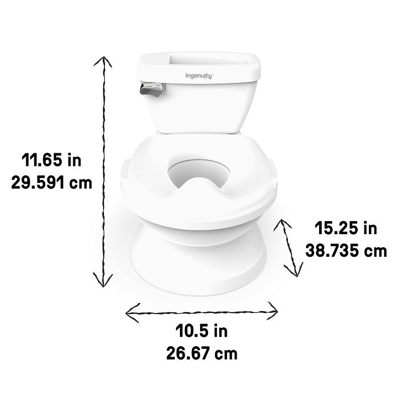 slide 8 of 16, Summer by Ingenuity My Size Pro Potty Toddler Chair - White, 1 ct