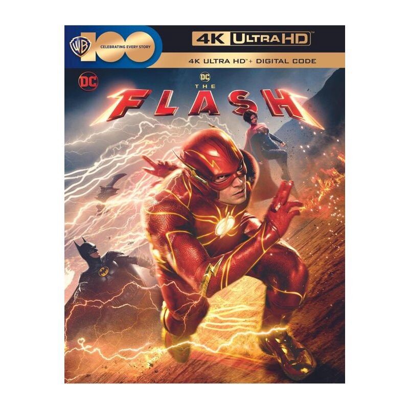 slide 1 of 3, Warner Home Video THE FLASH (4K/UHD + Digital), 1 ct