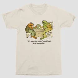 Men's Frog and Toad Short Sleeve Graphic T-Shirt - Tan XXL