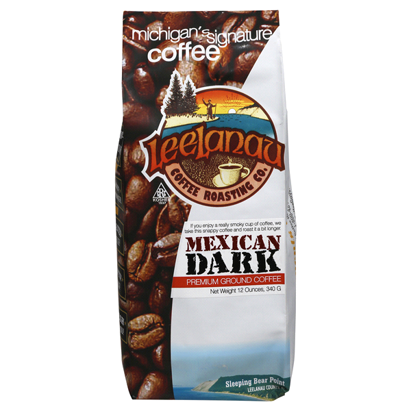 slide 1 of 5, Leenlanau Coffee Roasting Co Premium Ground Coffee, Mexican Dark, 12 oz