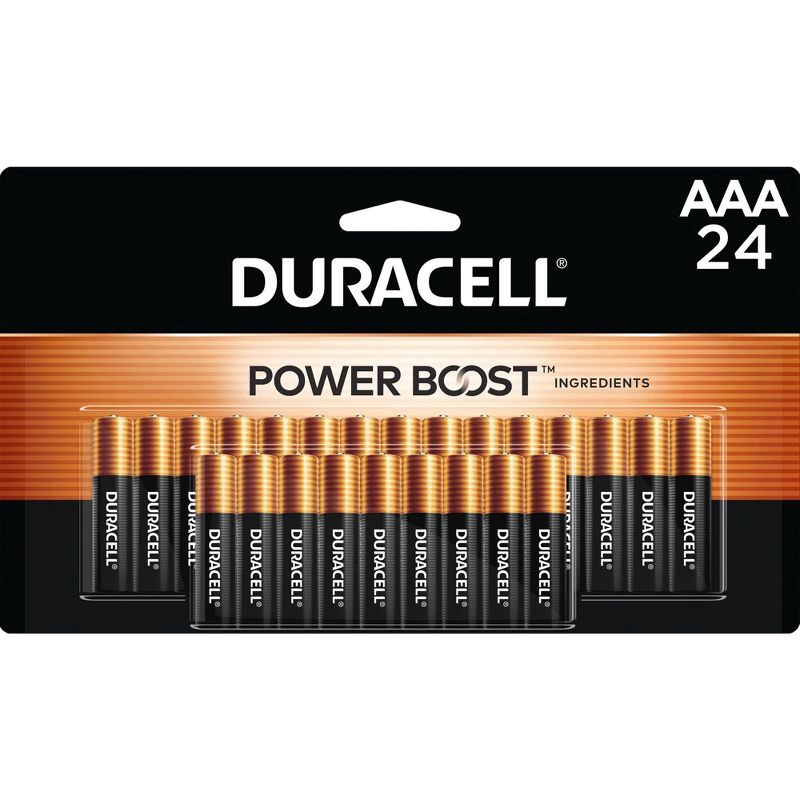 slide 1 of 6, Duracell Coppertop AAA Batteries - 24pk Alkaline Battery, 24 ct