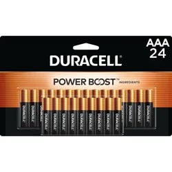 Duracell Coppertop AAA Batteries - 24pk Alkaline Battery: Output 1.5V, Single-Use