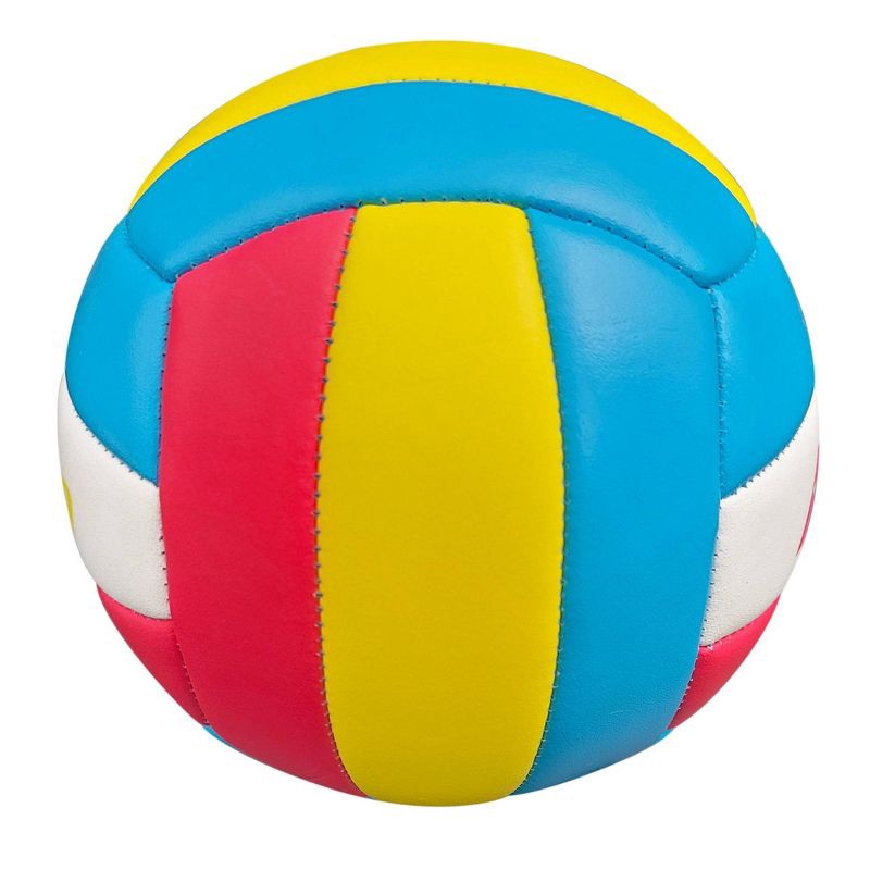 slide 3 of 3, Baden Size 2 Volleyball - Light Blue/Pink: Rubber Bladder, Ages 2+, 1 ct