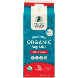 Higher Harvest by H-E-B Organic Non-Dairy Original Soy Milk