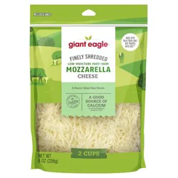 Giant Eagle Fancy Shredded Part-Skim Mozzarella String Cheese