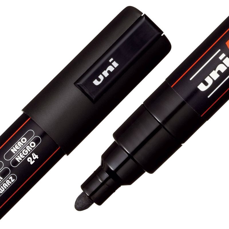 slide 3 of 8, uniball POSCA PC-5M Water Based Paint Markers in Metallic Colors - Medium Tip (1.8-2.5mm) - 4 Pack: Paint Pens Acrylic, 4 ct