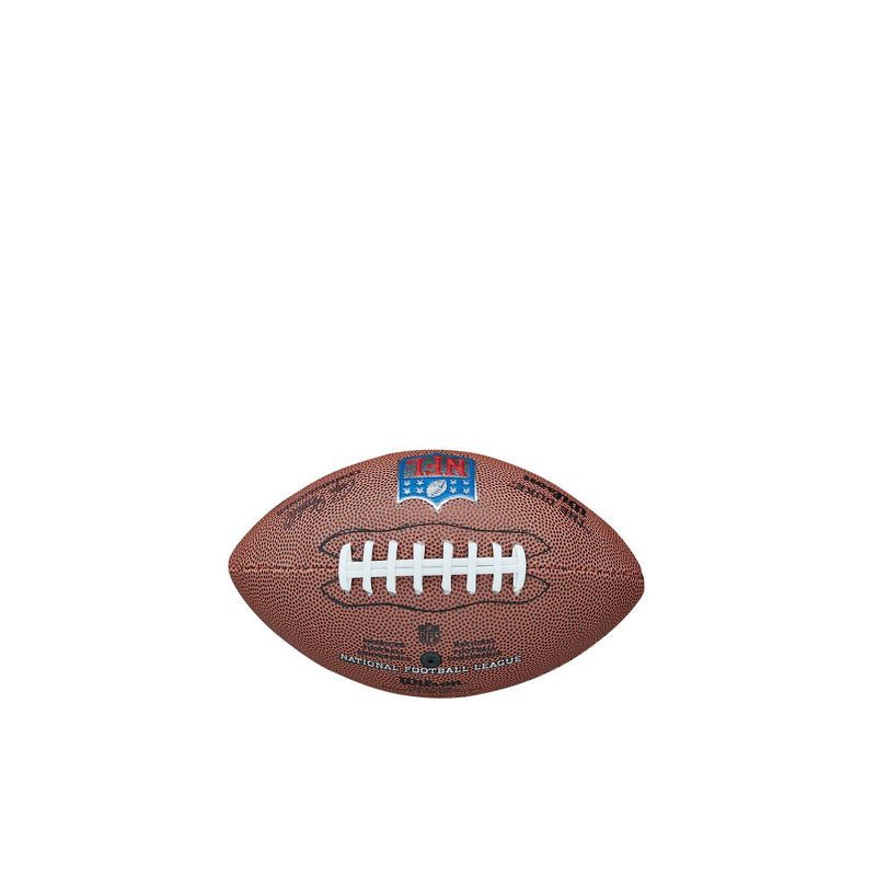slide 3 of 6, Wilson NFL Mini Football - Brown, 1 ct