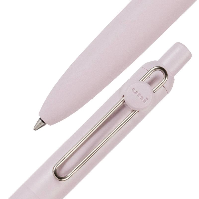 slide 3 of 7, uniball 4pk Zento Retractable Liquid Gel Pens Medium Point 0.7mm Muted Black: Retractable Rollerball, Quick Drying, Stationery, 4 ct