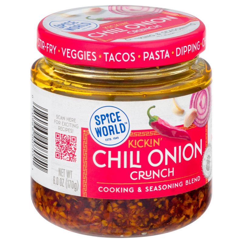 slide 8 of 9, Spice World Kickin' Chili Onion Crunch Cooking & Seasoning Blend - 6oz, 6 oz