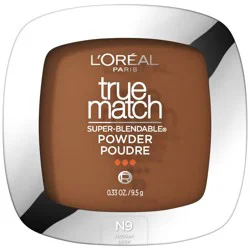 L'Oreal Paris True Match Makeup Super Blendable Oil-Free Pressed Powder - N9 - 0.33oz