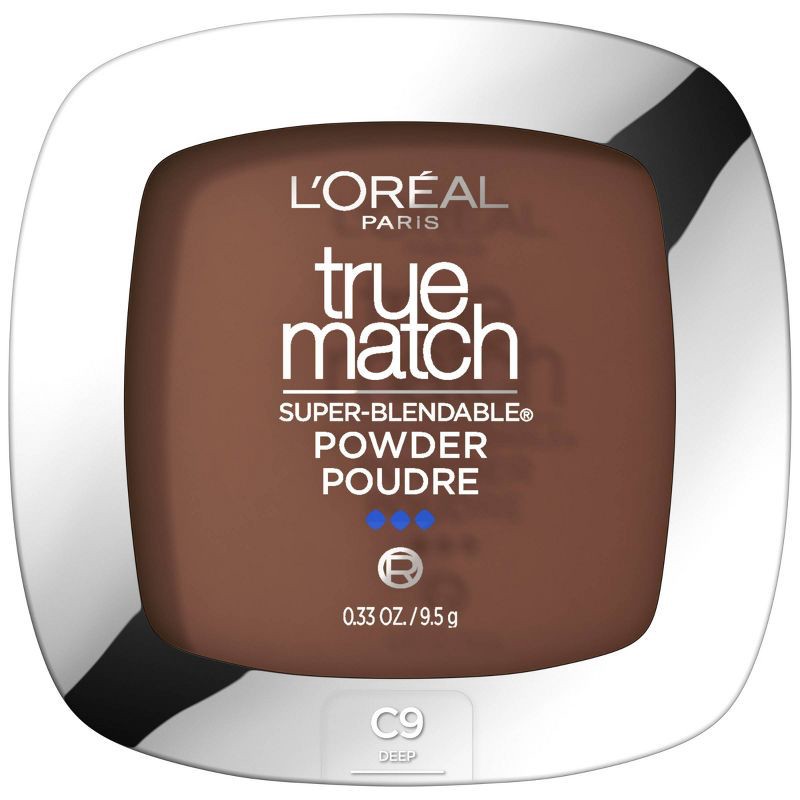 slide 1 of 7, L'Oreal Paris True Match Makeup Super Blendable Oil-Free Pressed Powder - C9 - 0.33oz, 9 x 0.33 oz