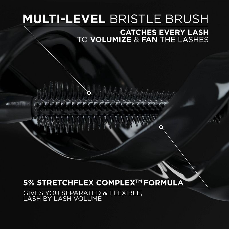 slide 4 of 8, L'Oreal Paris Voluminous Panorama Volumizing and Lengthening Mascara - 701 Blackest Black - 0.33 fl oz, 0.33 fl oz