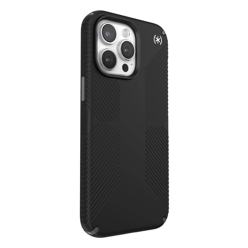 slide 4 of 7, Speck Apple iPhone 15 Pro Max Presidio 2 Grip Case with MagSafe - Black: Impact, Scratch & Water-Resistant Polycarbonate TPU, 1 ct
