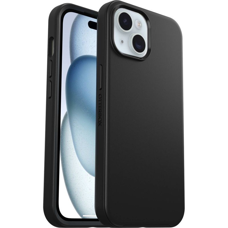 slide 3 of 4, OtterBox iPhone 16e/iPhone 15/iPhone 14/iPhone 13 Symmetry Series for MagSafe Case - Black, 1 ct