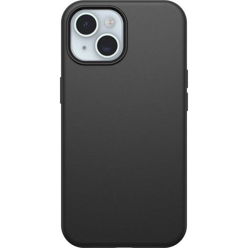slide 1 of 4, OtterBox iPhone 16e/iPhone 15/iPhone 14/iPhone 13 Symmetry Series for MagSafe Case - Black, 1 ct