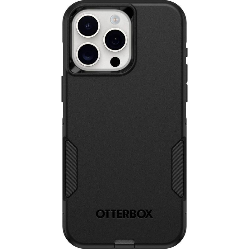 slide 1 of 5, OtterBox iPhone 15 Pro Max Commuter Series Case - Black: Wireless Charging Compatible, 1 ct