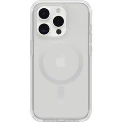 OtterBox iPhone 15 Pro Symmetry Series Clear Case with MagSafe - Clear: Polycarbonate, Solid Pattern