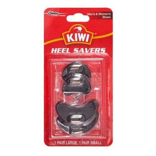 slide 1 of 1, KIWI Leather Heel Savers, 2 pair